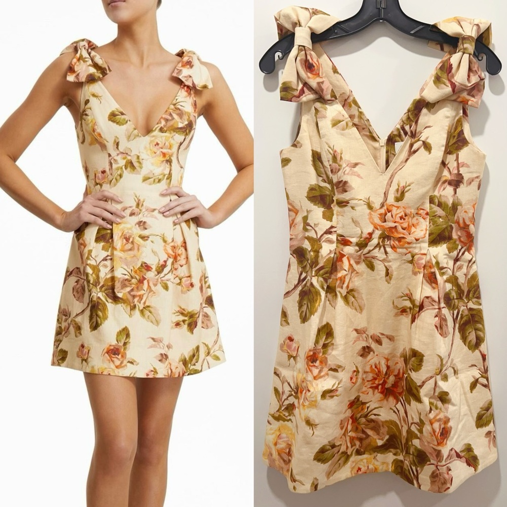 AU1 Zimmermann Rare Find — Sold-Out Everywhere mini dress